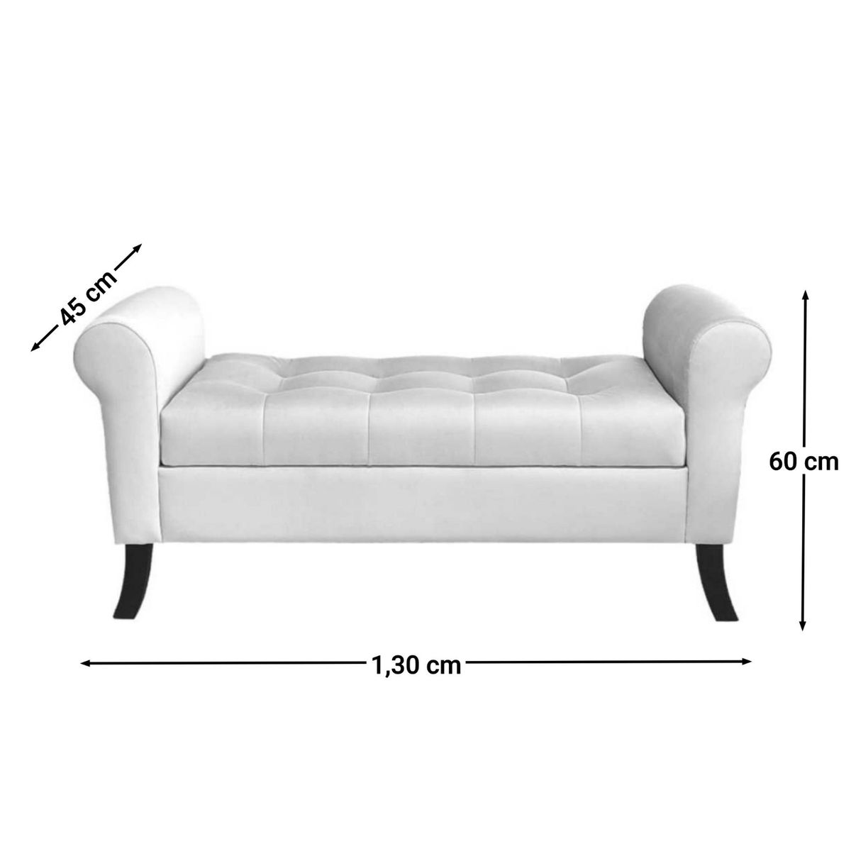 GENERICO - Banqueta Baúl New Alejandria Color Rojo