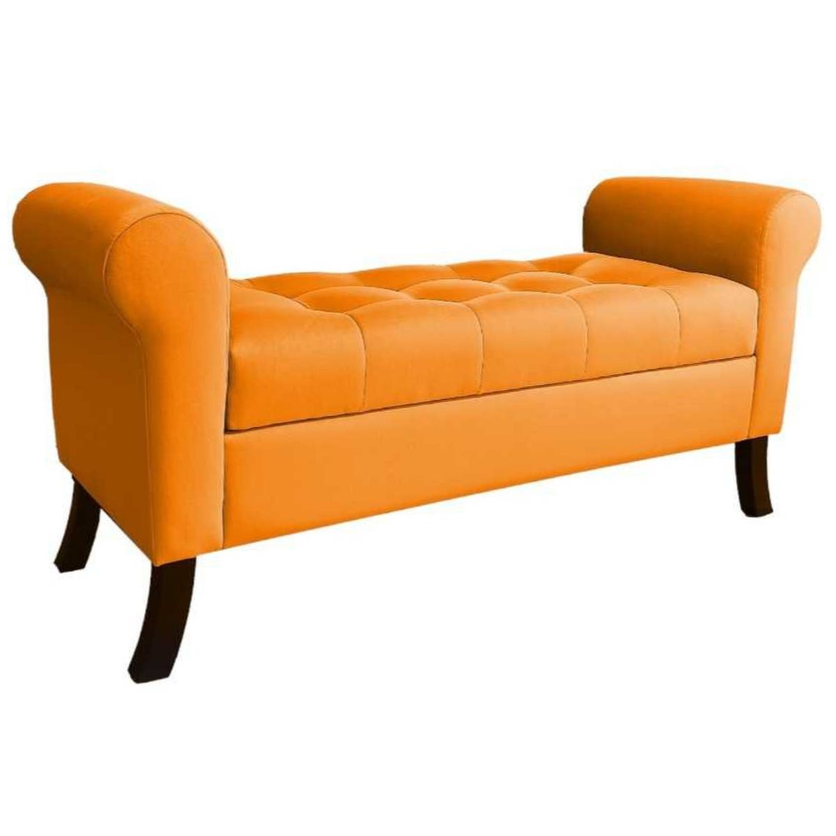 GENERICO - Banqueta Baúl New Alejandria Color Naranjo