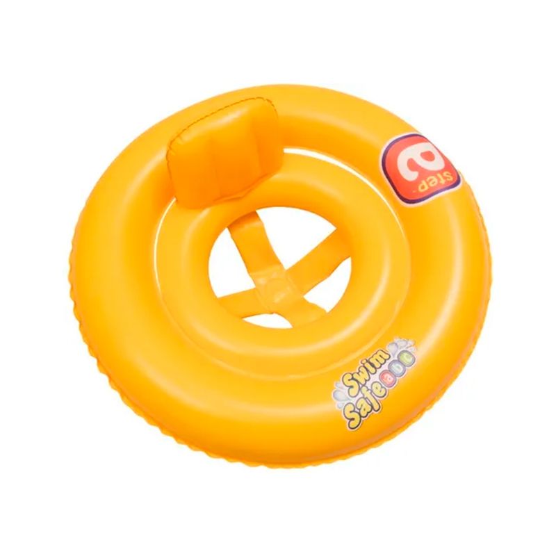 BESTWAY - Flotador Bestway Silla Bebé 2 anillos SwimSafe 69cm 1-2 años