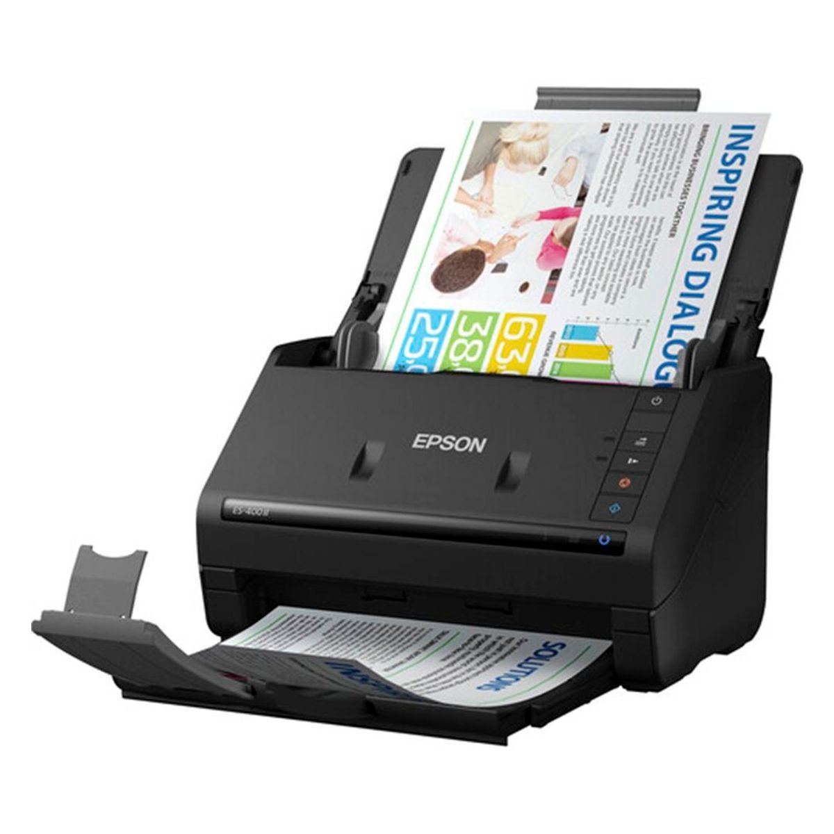 EPSON - Escáner Dúplex de Documentos WorkForce ES-400 II - Negro
