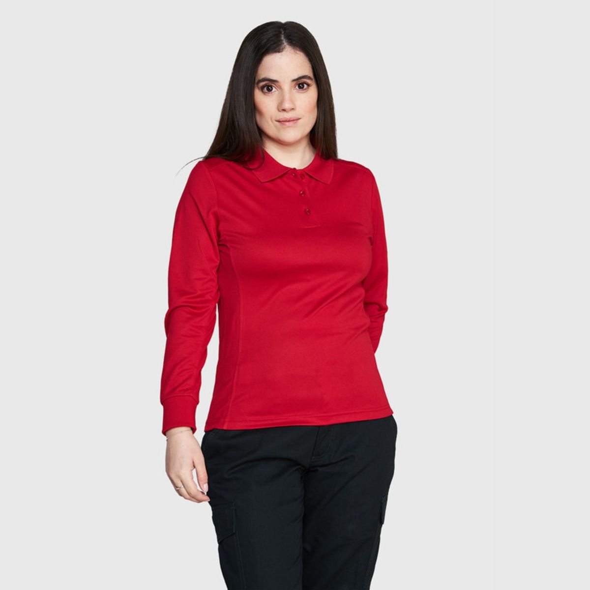 JAYSON - Polera Dry Fit Manga Larga Mujer