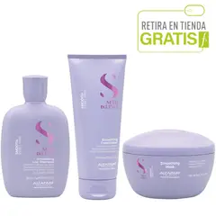 ALFAPARF MILANO - ALFAPARF Shampoo+ Acondicionador+ Máscara Alisador Cabellos Rebeldes
