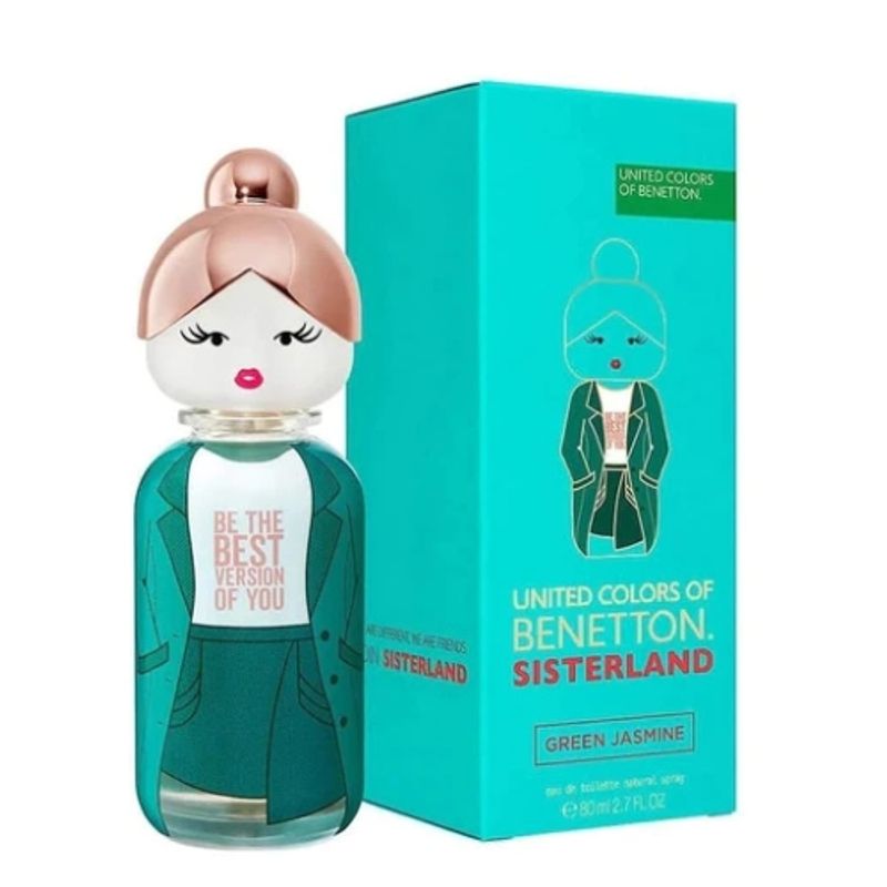 BENETTON - BENETTON SISTERLAND GREEN JASMINE EDT 80ML