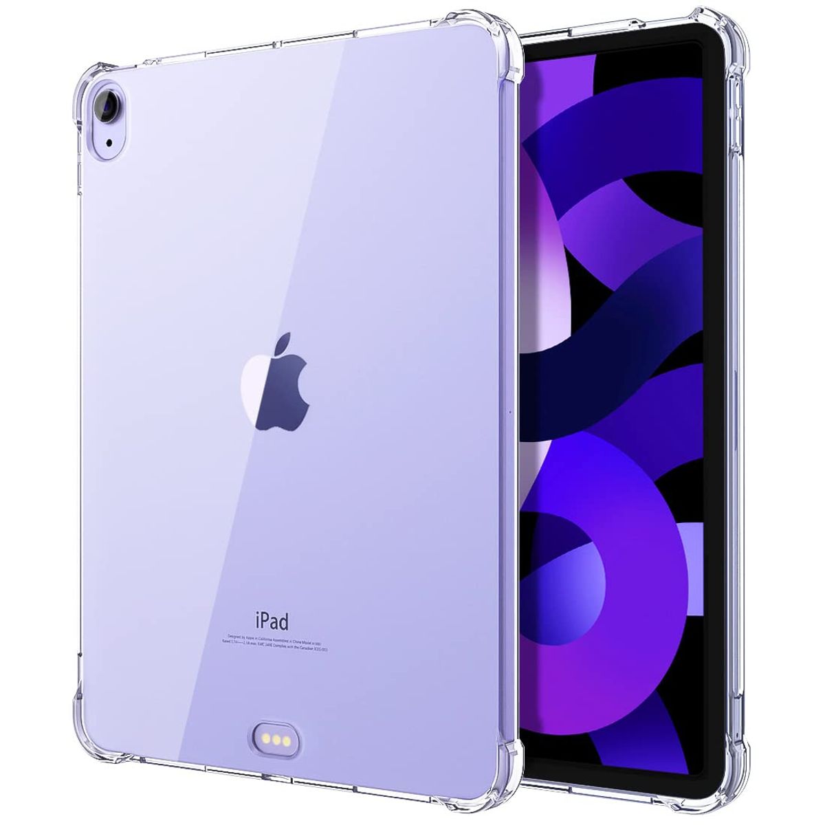 GENERICO - Carcasa Transparente Para iPad Air 4-Air 5 de 10.9 Pulgadas