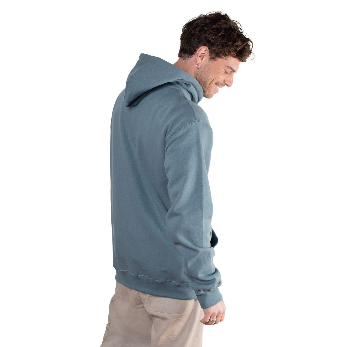 LENGA - Polerón Hombre Lenga con Capucha y Cierre Metal Lingue Sustentable