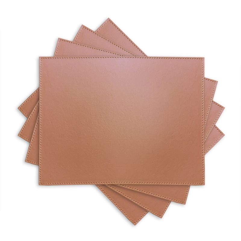 DAVANTI - Set 4 Individuales Pink Camille Rectangular