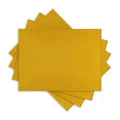 DAVANTI - Set 4 Individuales Aubrey yellow Rectangular