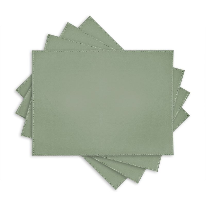 DAVANTI - Set 4 Individuales Gustave Mint Rectangular