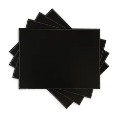 DAVANTI - Set 4 Individuales Raven Rectangular
