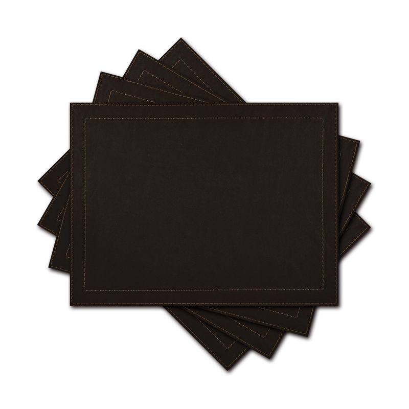 DAVANTI - Set 4 Individuales Café Rectangular