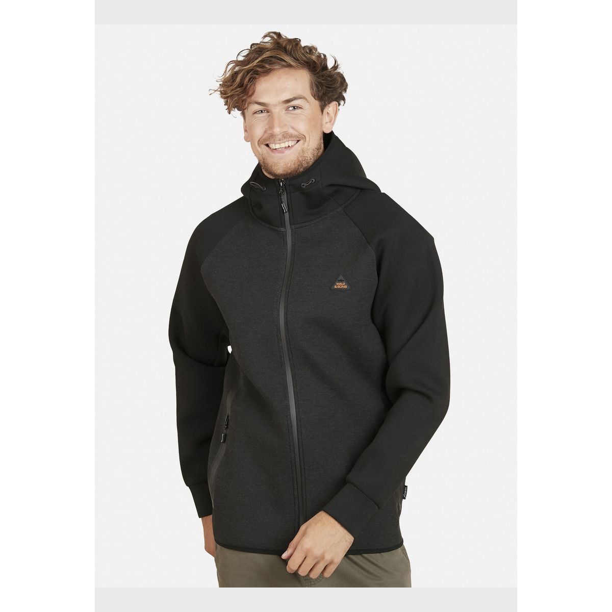 MAUI AND SONS - Poleron VORTEX EXTREME Hombre Gris Maui and Sons