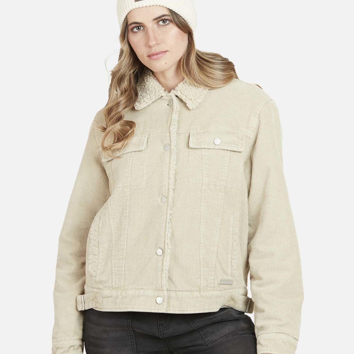 MAUI AND SONS - Casaca ANEZKA Mujer Café Maui and Sons