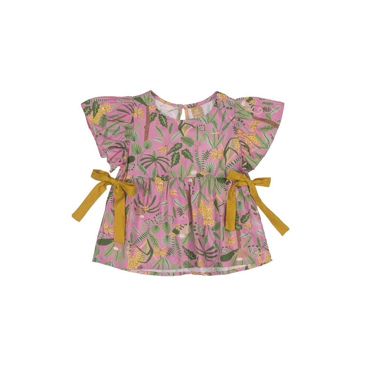 UP BABY - Conjunto Safari Blusa y Shorts Multicolor Rosado Up Baby