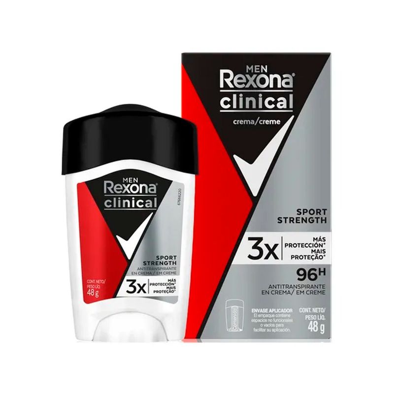 REXONA - Desodorante en Crema Rexona Clinical Men Sport Strength REXONA