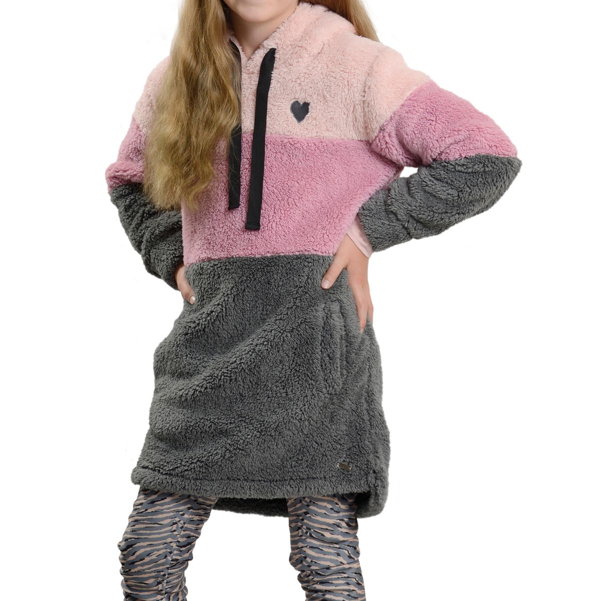 EXCEPTION - Polerón Peludo Largo Niña Exception