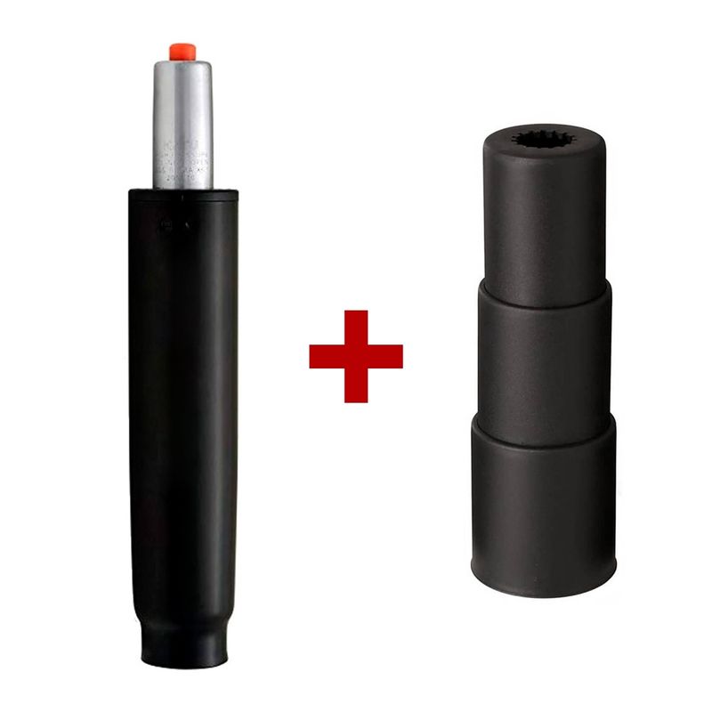 GENERICO - Pack Pistón a Gas + Funda Telescópica Repuestos Silla Oficina