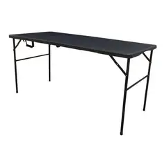 MAINSTAYS - Mesa Plegable Negra