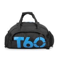 Bolso Mochila Deportivo GYM Impermeable T60 Azul