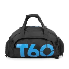 PLUSFIT - Bolso Mochila Deportivo GYM Impermeable T60 Azul