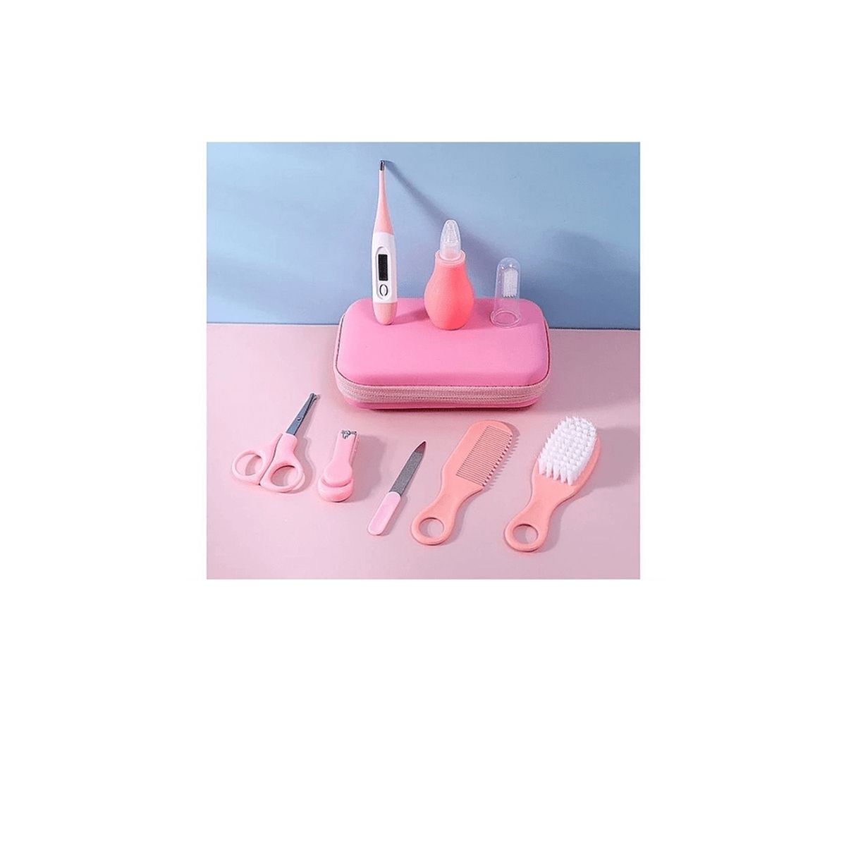 GENERICO - Set de cuidados para bebés 8 piezas, Set Manicure niña