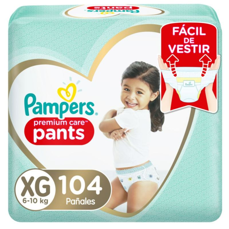 PAMPERS - Pañales Pampers Pants Talla XG 104 Unidades