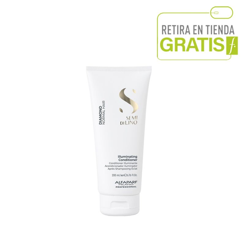 ALFAPARF MILANO - ALFAPARF Acondicionador Diamond Iluminador Semi di lino 200 ml
