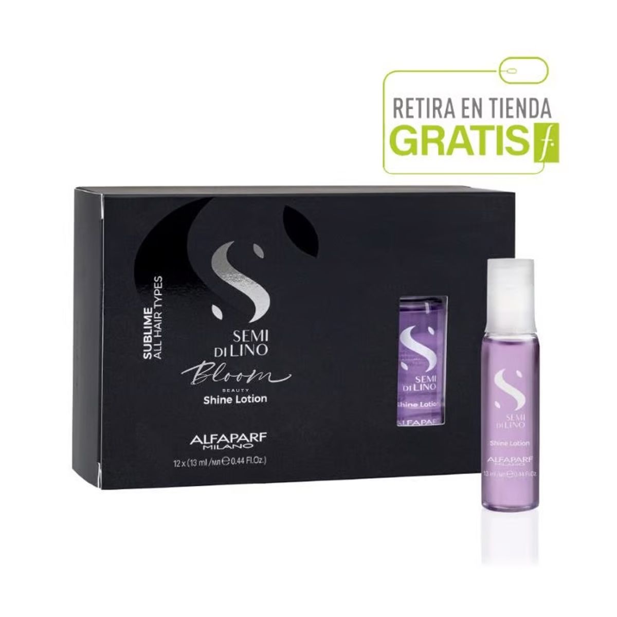 ALFAPARF MILANO - ALFAPARF Pack 12 Ampollas Capilares Shine lotion Semi di lino