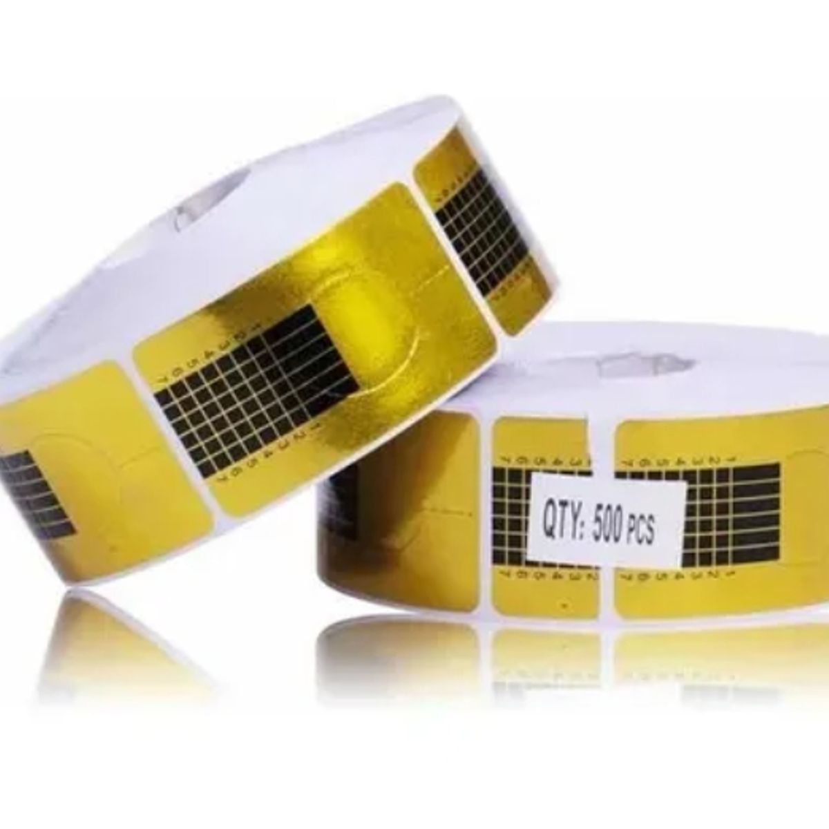 GENERICO - Moldes Para Realizar Uñas Acrilicas Y Gel 500 Unidades.