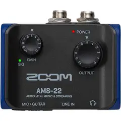 ZOOM - AMS-22 2x2 Interfaz de Audio Para Teléfonos Tablets o Computador