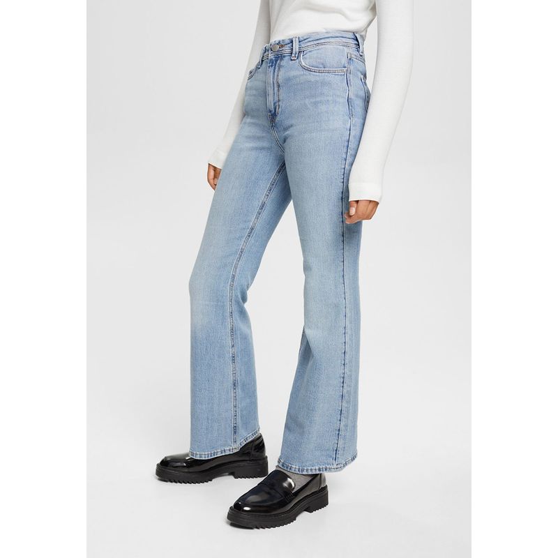 ESPRIT - Jeans Acampanados De Cintura Alta Mujer Esprit ESPRIT