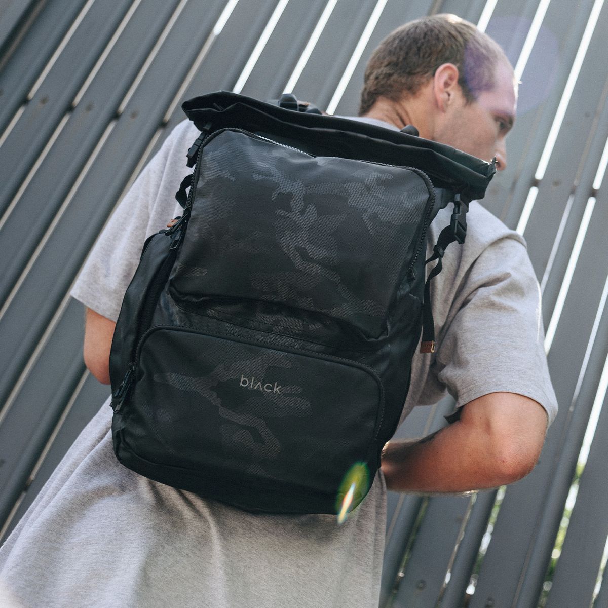 BLACK - Mochila Beast Camo Black Bubba