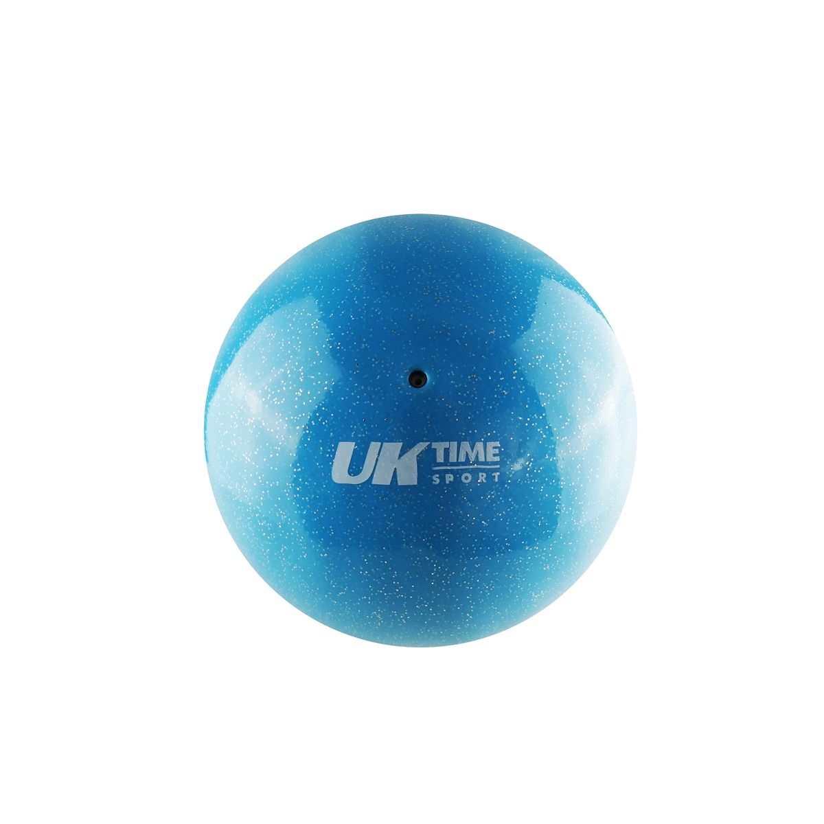UK TIME - BALON GIMNASIA RITMICA GLITTER LISO 7" 400 GRS CELESTE