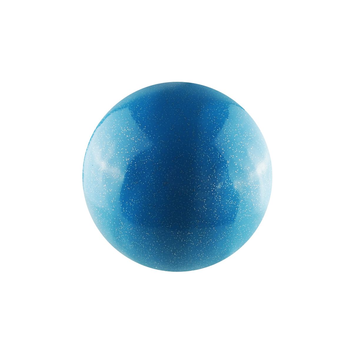 UK TIME - BALON GIMNASIA RITMICA GLITTER LISO 7" 400 GRS CELESTE