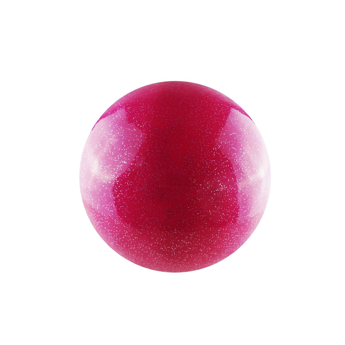 UK TIME - BALON GIMNASIA RITMICA GLITTER LISO 7" 400 GRS UKTIME ROSA