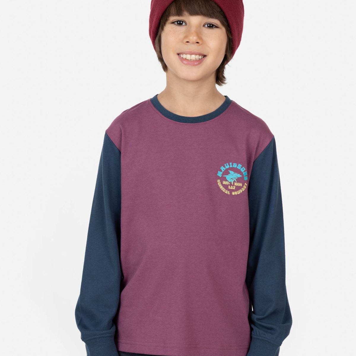 MAUI AND SONS - Polera MAUI ORIGINAL Niño Rojo Maui & Sons