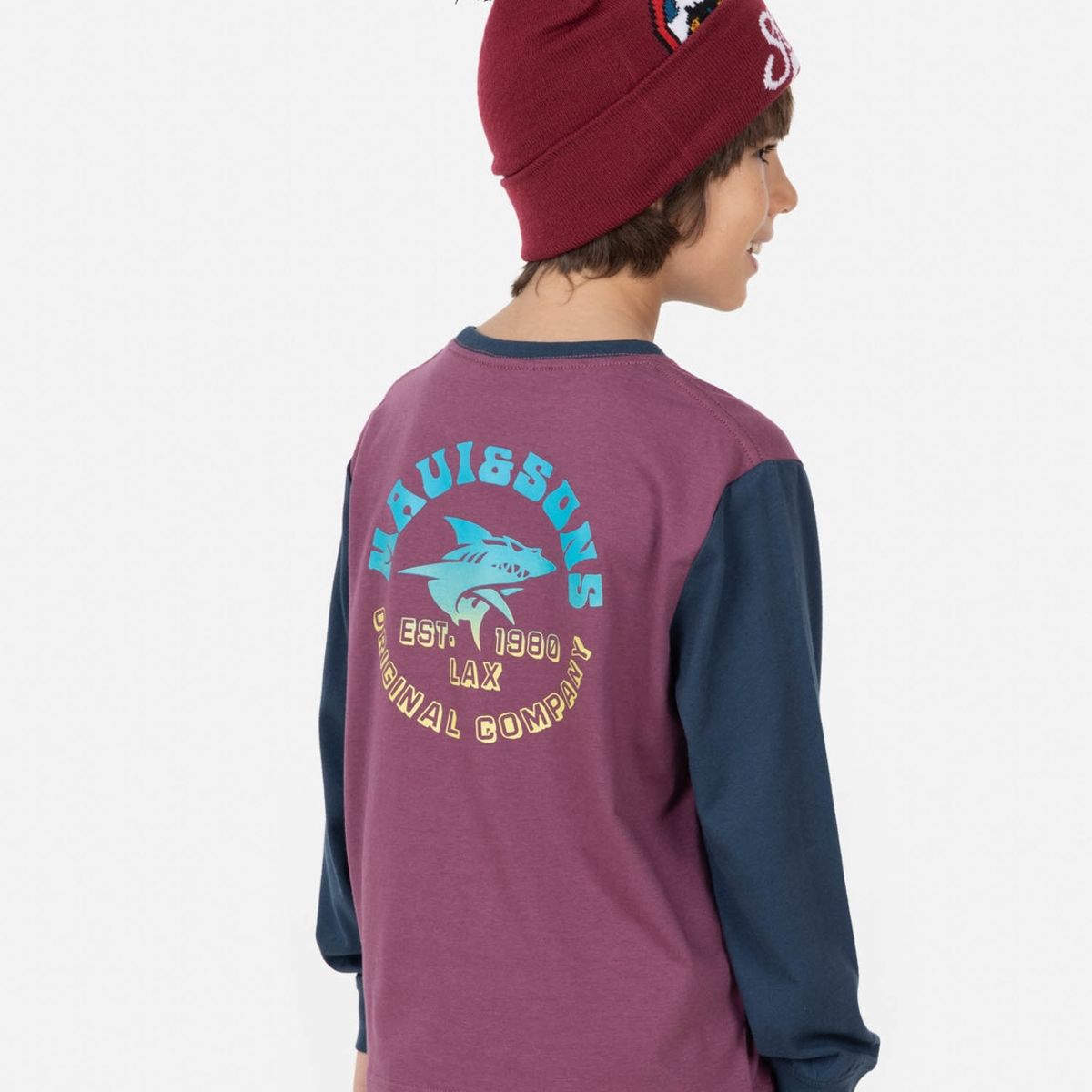 MAUI AND SONS - Polera MAUI ORIGINAL Niño Rojo Maui & Sons