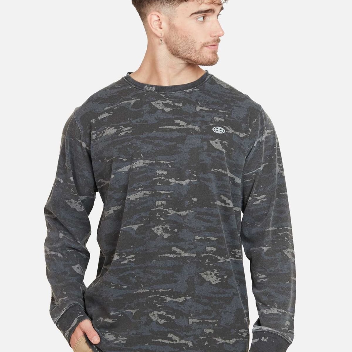 MAUI AND SONS - Polera CAMO LS Hombre Multicolor Maui & Sons