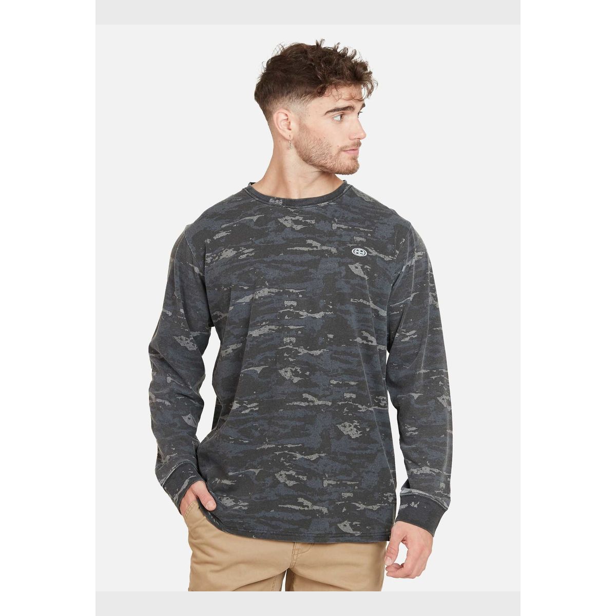 MAUI AND SONS - Polera CAMO LS Hombre Multicolor Maui & Sons