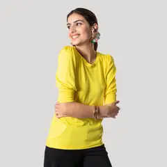 NATALIA SEGUEL - Polera Katy Amarillo