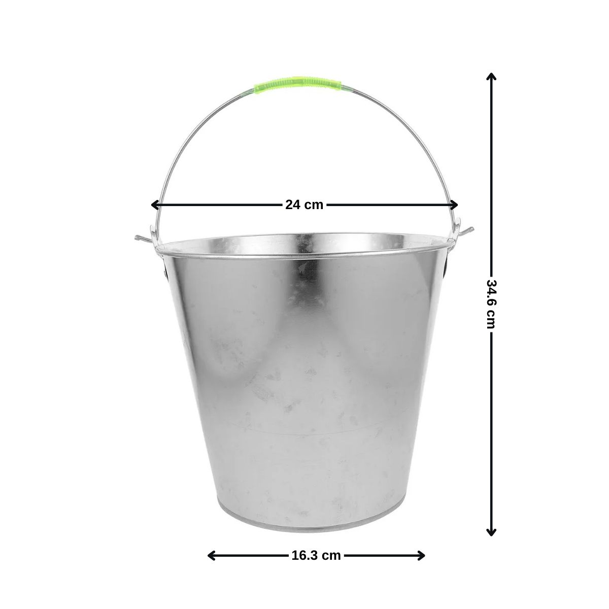 GENERICO - BALDE METAL 8 LITROS BIGHOUSE-MIMBRAL