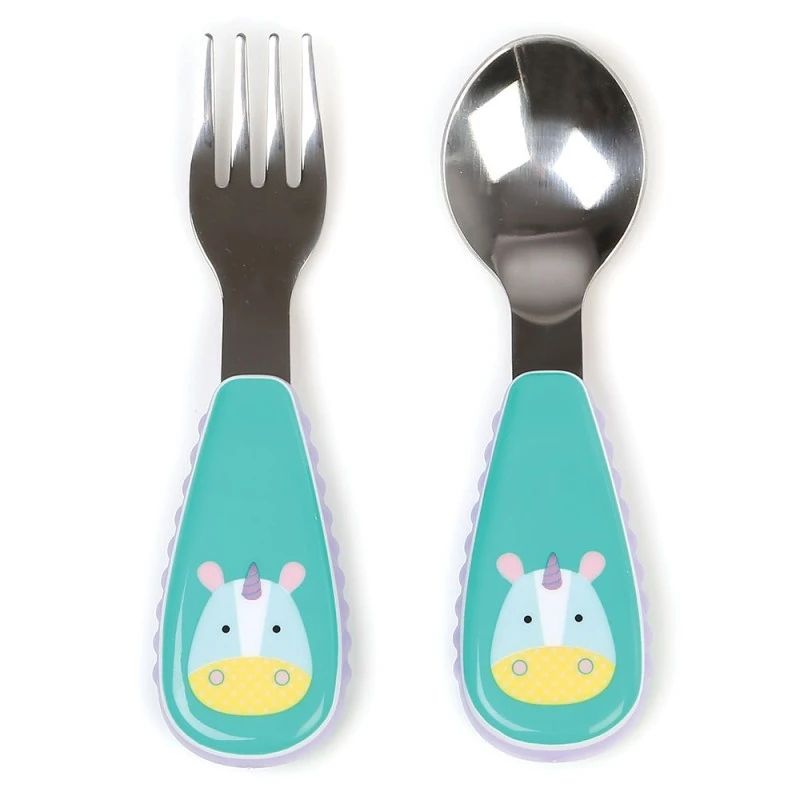 SKIP HOP - Set de Cuchara y Tenedor  Skip Hop Zoo Unicornio