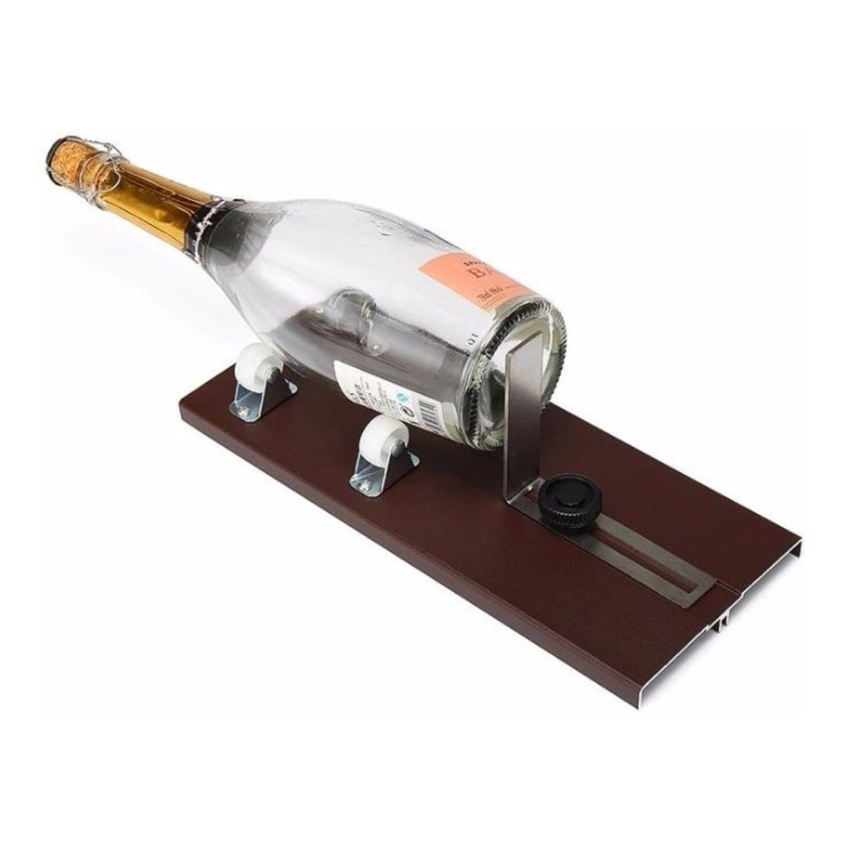 GENERICO - Cortador Botella Vidrio Base Metalica Kit Con Accesorios.