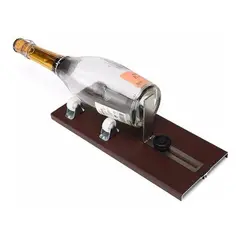 GENERICO - Cortador Botella Vidrio Base Metalica Kit Con Accesorios.