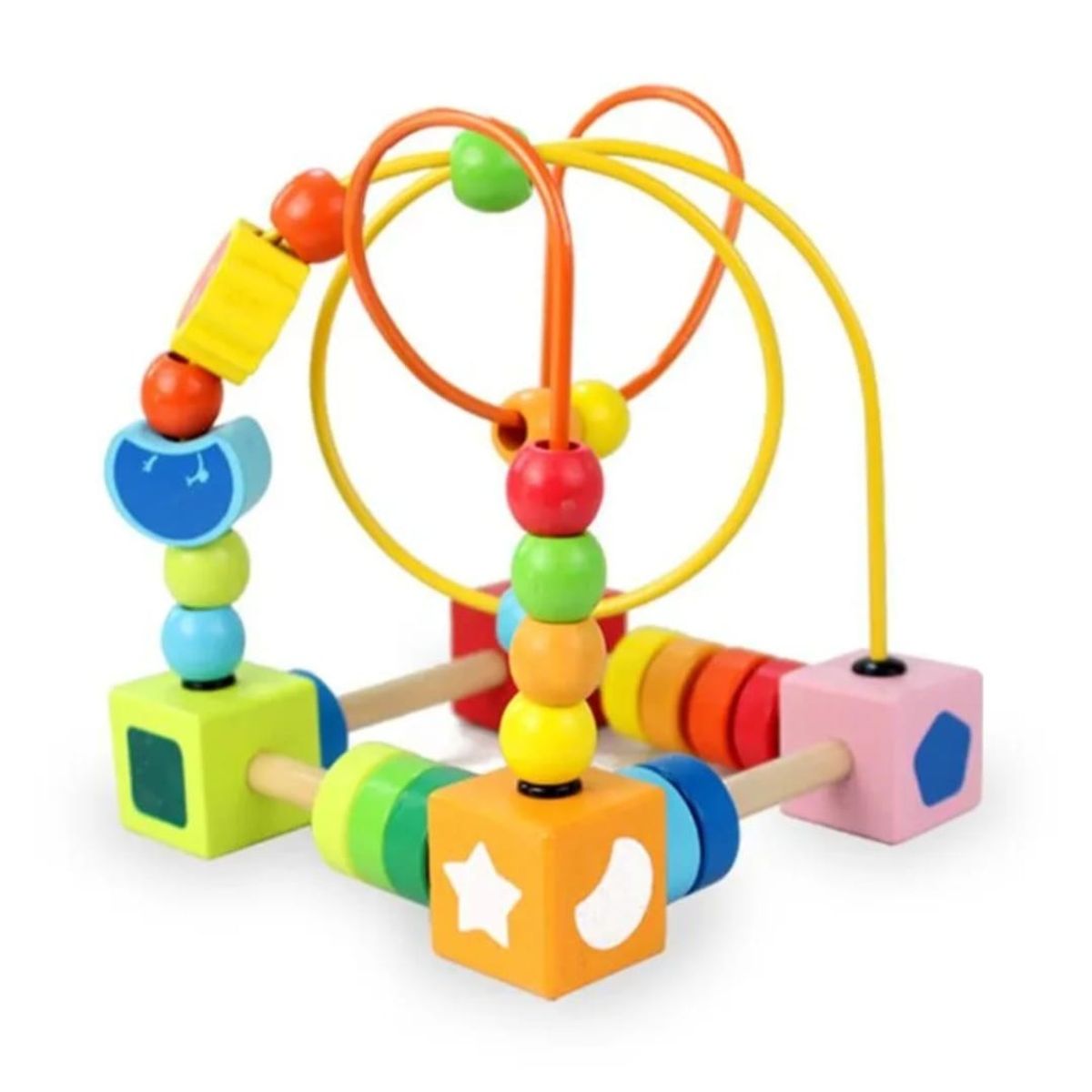 WOODTOYS - Juego Laberinto Madera Motricidad Fina Niños