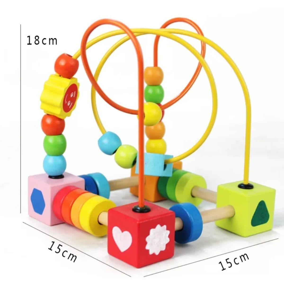 WOODTOYS - Juego Laberinto Madera Motricidad Fina Niños