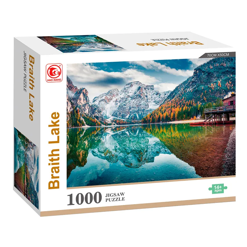 PRONOBEL - Puzzle 1000 Piezas Naturaleza 23x19 cm Lago Braith