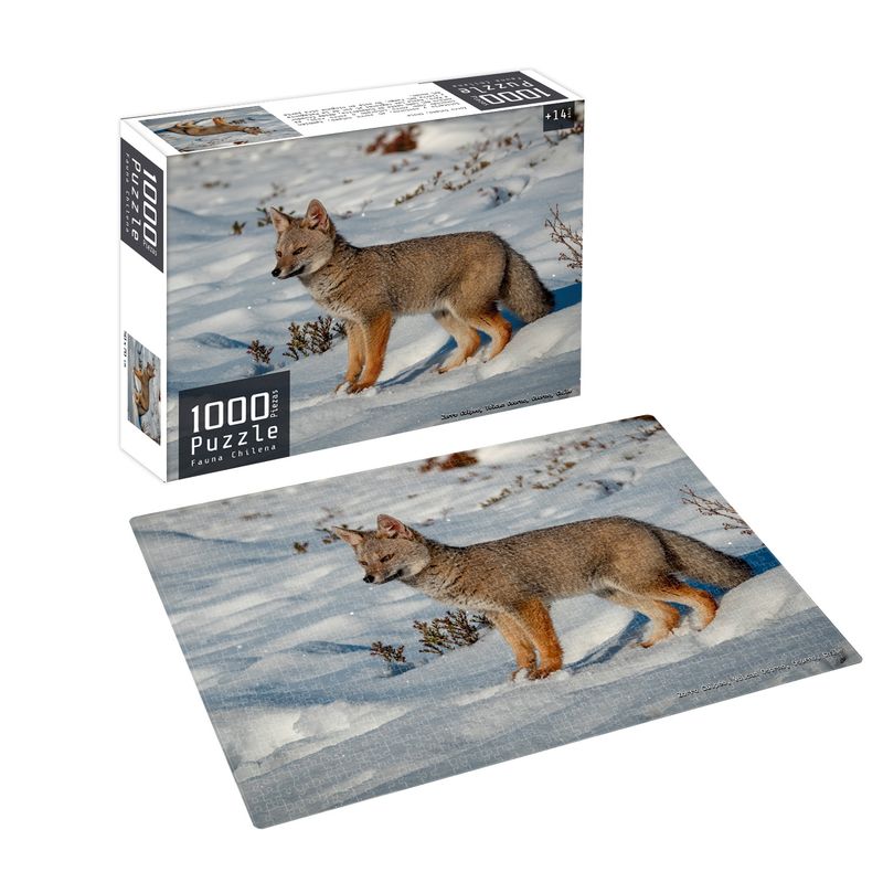 PRONOBEL - Puzzle 1000 Piezas Fauna Chilena Zorro Nobel Gift