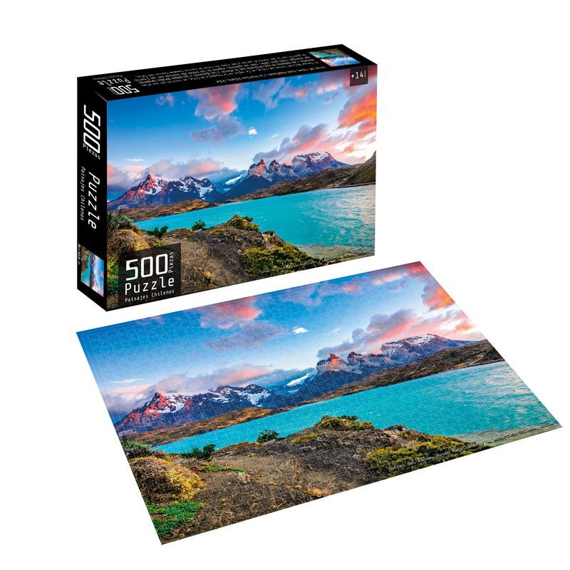 PRONOBEL - Puzzle 500 Piezas Paisajes Chilenos Torres Nobel Gift