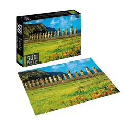 PRONOBEL - Puzzle 500 Piezas Paisajes Chilenos Rapanui Nobel Gift