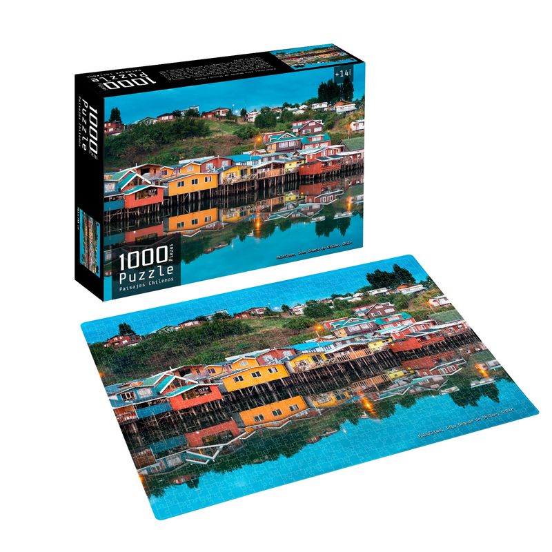 PRONOBEL - Puzzle 1000 Piezas Paisajes Chilenos Chiloé Nobel Gift